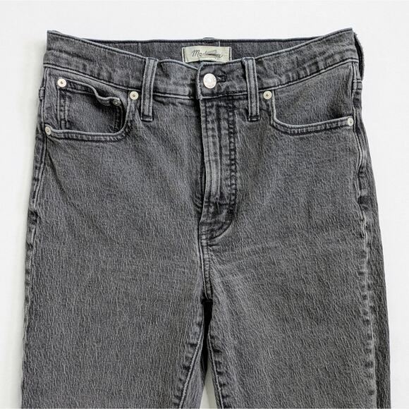 Madewell Perfect Vintage Jean 27T Tall High Rise Taper Gray Lunar Wash Mom Denim - Picture 4 of 12